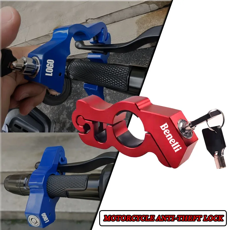 Pre Benelli TRK502X TNT125 TNT135 TNT300 TNT600 Leoncino 500 Motorcycle Runding Lock, Motorcycle Anti Cumft Lock Lock