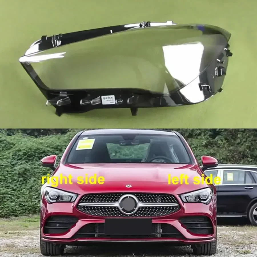 Pre Benz W118 CLA 2020 2021 Cover svetlometu Priehľadné lampy Lampshade svetlometový plášť Plexisk. Vymeňte pôvodný objektív