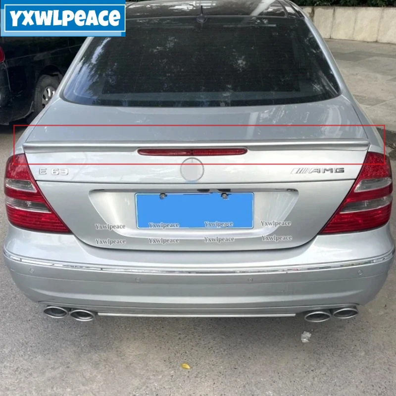 Pre Benz W211 2002-2009 SPOILER E240 E280 E320 E350 E63 ABS Plastový základný náter