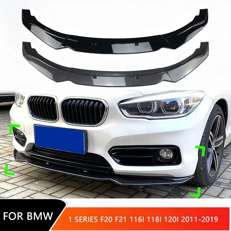 Pre BMW 1 sériu F20 F21 116i 118i 120i 2011-2019 Predný nárazník automobilu predná lopata sukňový doska Lip Difuser Difuser Guard