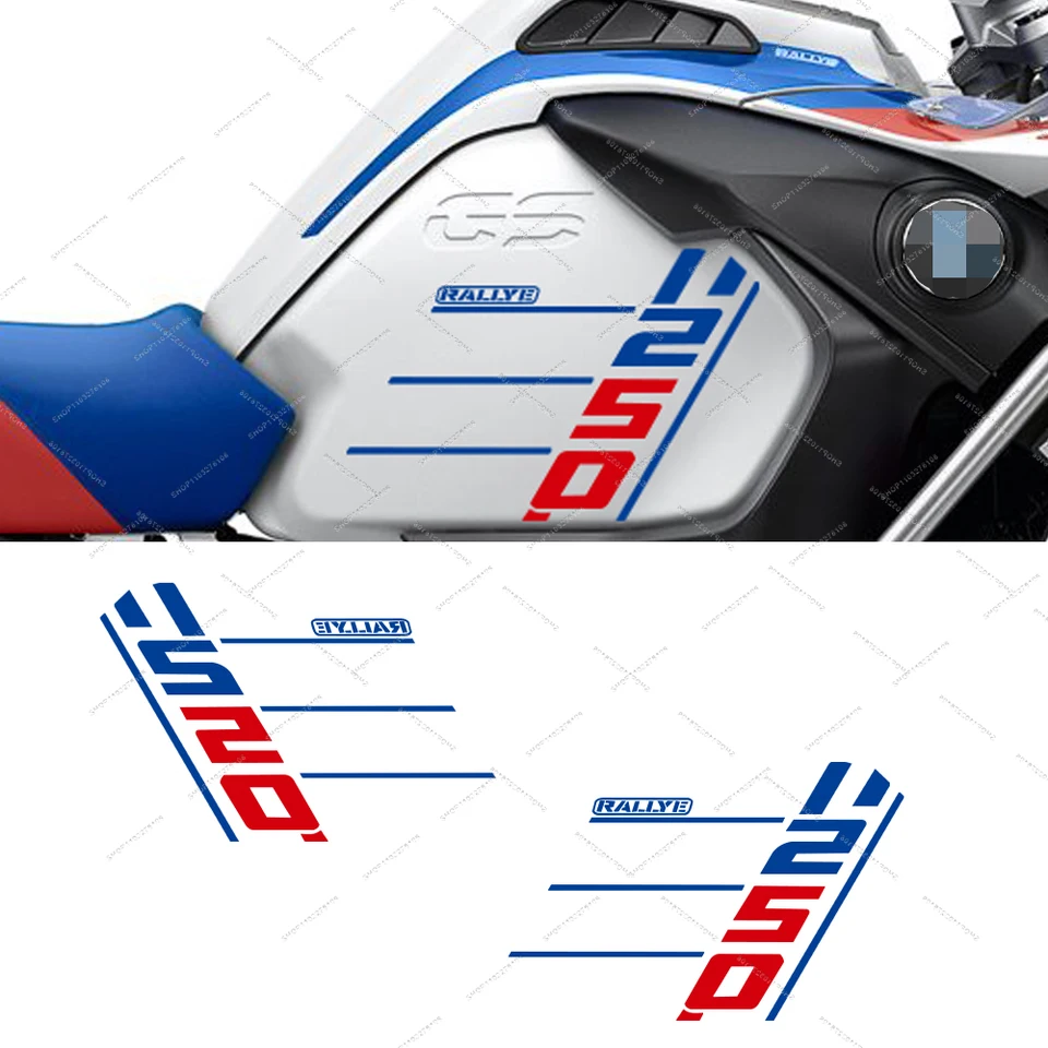 Pre BMW 1250 GS Adventure Rallye 2021 3D živicová motocykla na strane palivovej nádrže vankúšik vankúšik