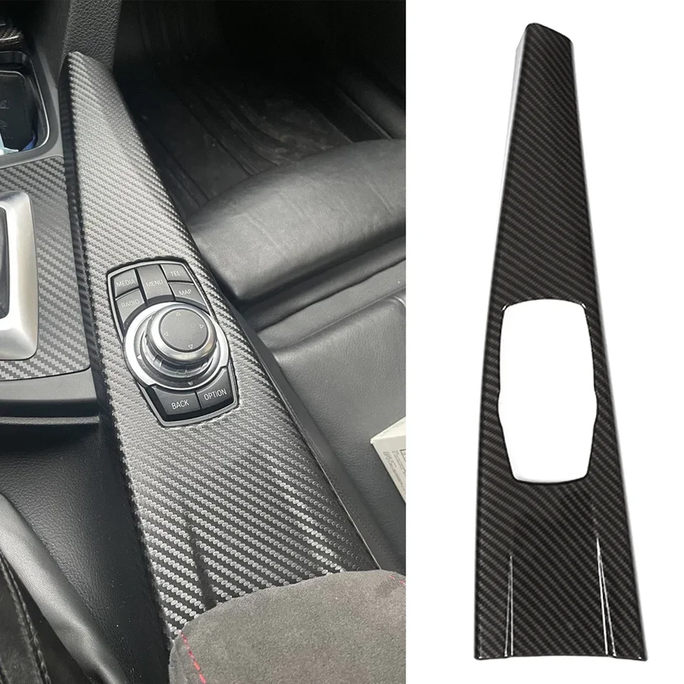 Pre BMW 3 4 Series F30 F31 F32 F36 3GT 320I Uhlíkové vlákno Centrum Console Console Shift Panel Cover Cover Interior Decoration