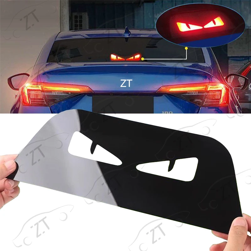Pre BMW 3 Series (2013-2022) F30 F31 G20 G21 Auto vysokej brzdovej slepky PVC premietacia doska nálepky horné chvost Svetlo svetlo