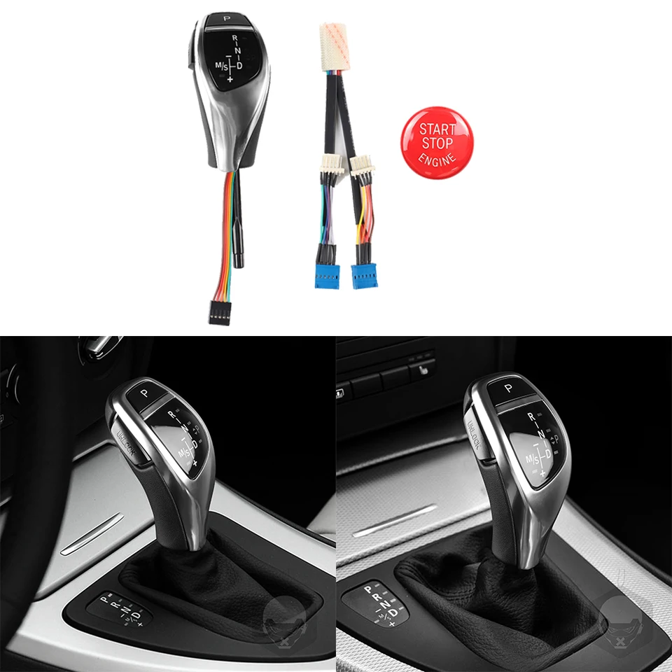 Pre BMW 3 Series E90 E91 E92 E93 2006 2007 2008 2009 Výmena LED prevodovky Shift Shift Panel Panel CAR Modifikácie Príslušenstvo