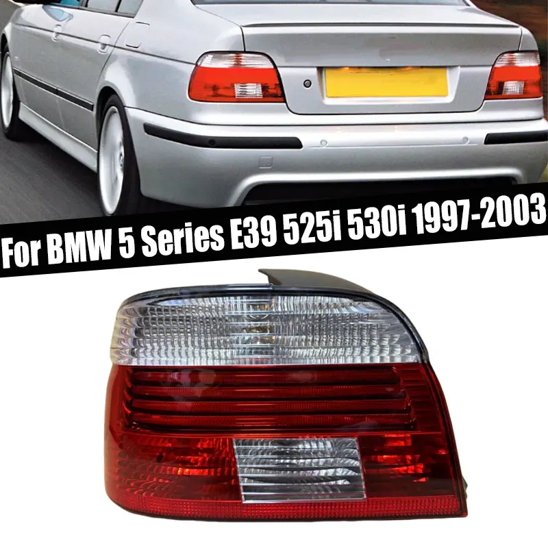 Pre BMW 5 Series E39 525I 530I 540I 1997-2003 Taillight zadný nárazník zadný nárazník TACH SVETLO SVETLO SILD SIGMICKU SILA bez žiaroviek