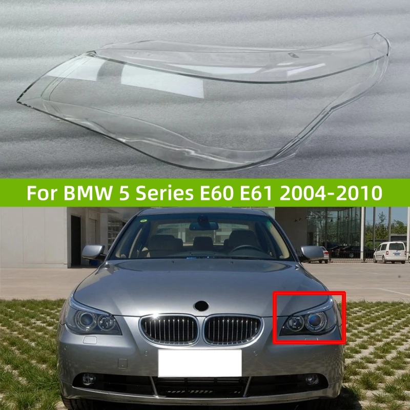 Pre BMW 5 Series E60 E61 520 523 525 530I 2004 2005 2006 2007 2008 2009 2010 2010 Svetlomety sklenených šošoviek Kryt Shell Shell Cover