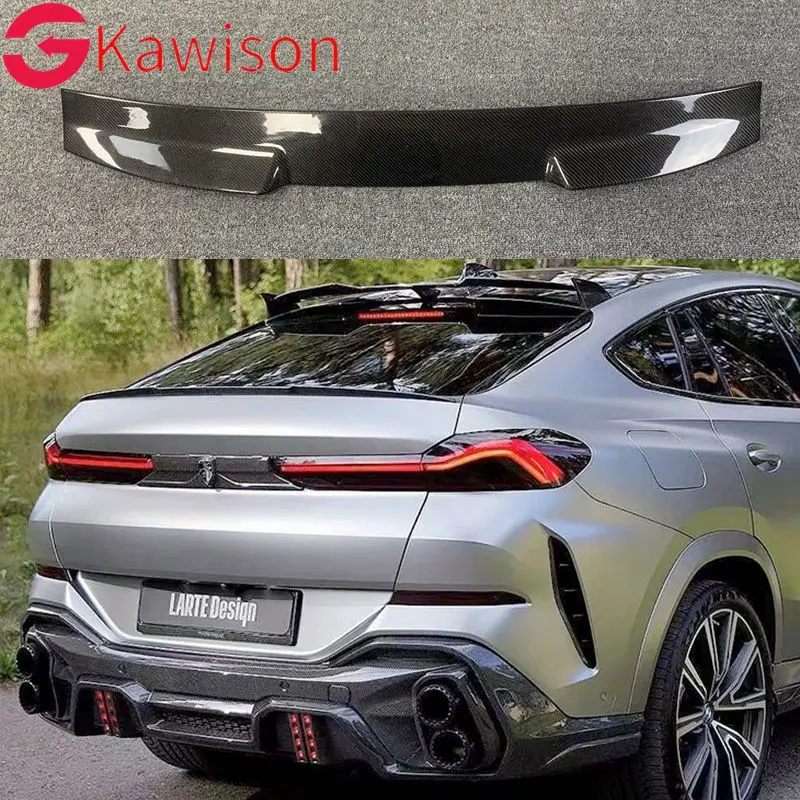 Pre BMW 6 série GT G32 2021 Skutočné spojlery Strešu z uhlíkových vlákien Zadné krídlo