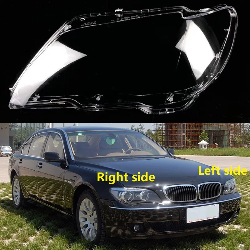 Pre BMW 7 Series E65 E66 2005 2006 2007 2008 Cover svetlometový obal svetlomet Priehľadné šošovky Caps Lampshade sklenená lampa