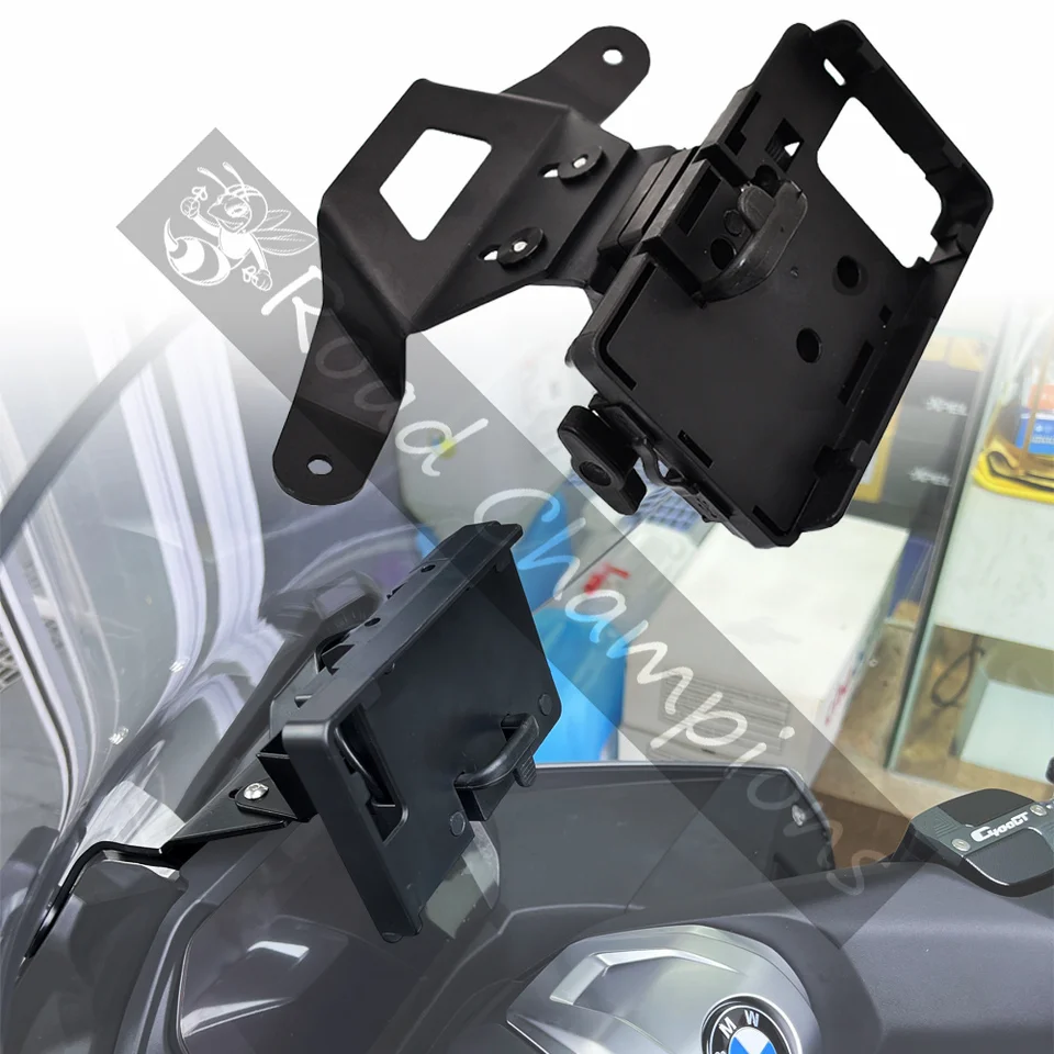 Pre BMW C400GT Motocykel Navigation Mount Mobile Mobile Driving Recorder Fix Bracket Adapter Držiteľ Universal Stand Accessories