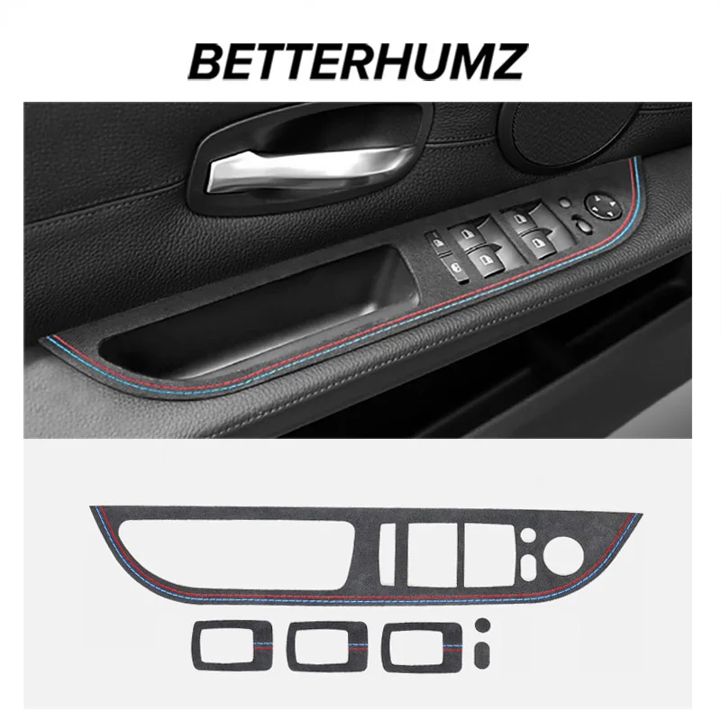 Pre BMW E60 Series 5 2008-2010 vyrobené z Alcantara CAR CAR CARWNWION SWIDN ORID PANEL PANEL PANEL PANEL PERFORMATIC