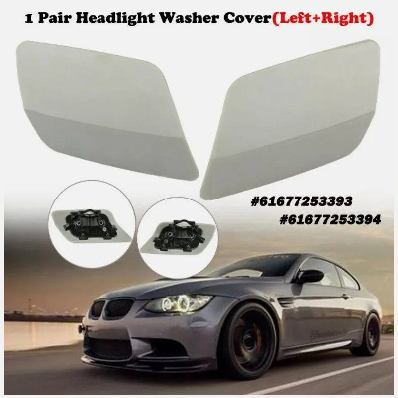 Pre BMW E92 E93 LCI M Sport 2010- 2013 61677253393 61677253394 Predný nárazník svetlometový svetlometový svetlometový kryt trysky kryt