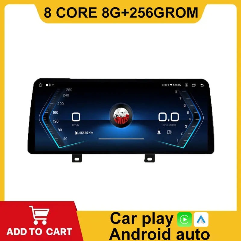 Pre BMW F30 F31 F32 F36 2013-2016 Android 14 dotyková obrazovka ID8 CarPlay Monitors Stereo Speacker Radio Multimedia Player Player