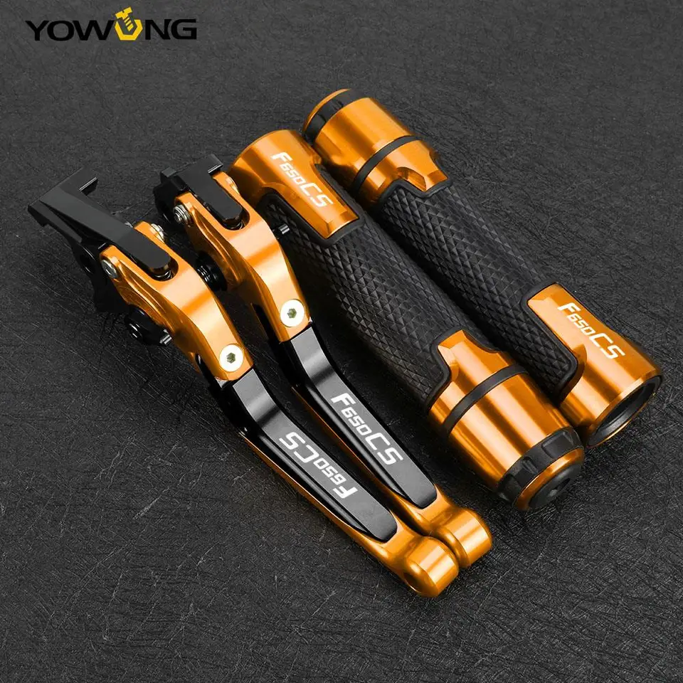 Pre BMW F650 CS F650CS DAKAR F 650CS SCARVER ABS MOTORYCEL PRÍSLUŠENSTVO CNC Nastaviteľné konce rukovätia rukoväte rukovätej páky spojky.