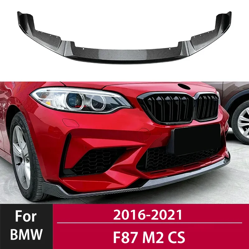 Pre BMW F87 M2 CS Coupe 2016-2021 Spitler Difúzor predného nárazníka Exteriér exteriérový obloženie Canard Lip Car Automatické diely automatické diely