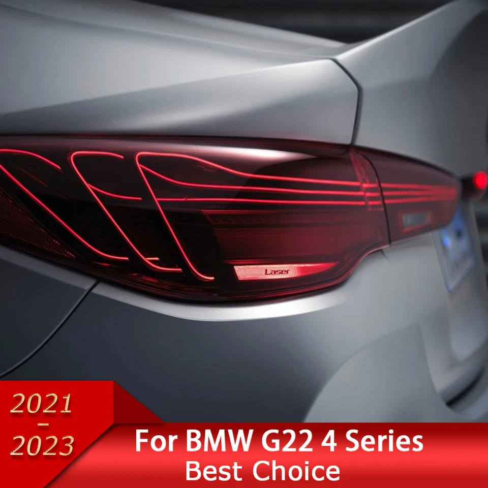 Pre BMW G22 4 Series 2021-2023 420I 430I M440I LED Taillight Inovácia Najnovší dizajn CSL Laser Taillight Montáž príslušenstvo