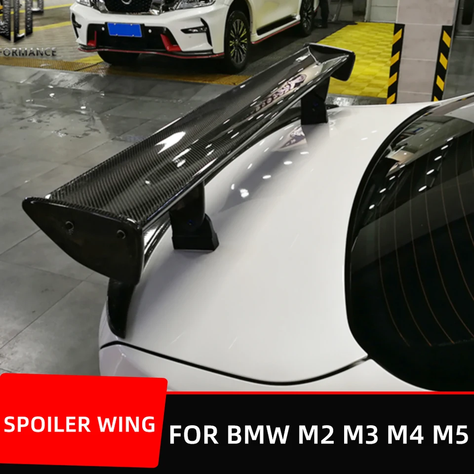 Pre BMW M2 M3 M4 M5 E46 E36 E82 E87 E90 E92 E93 F30 F10 Sedan Cars Universal GTS v štýle uhlíkových vlákien FRP FRP Wings