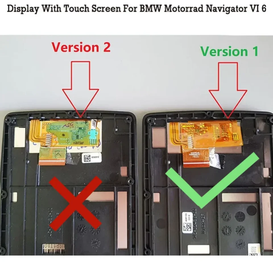 Pre BMW Motorrad Navigator VI 6 LCD displej s rámom navigačným panelom LCD Panel LCD s dotykovou obrazovkou s dotykovou obrazovkou