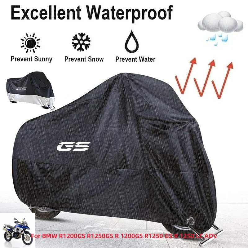 Pre BMW R1200GS R1250GS R 1200GS R1250 GS R 1250 LC AV ADV Motorcycle Cover Outdoor UV Protector Pustom odolný v dažďoch