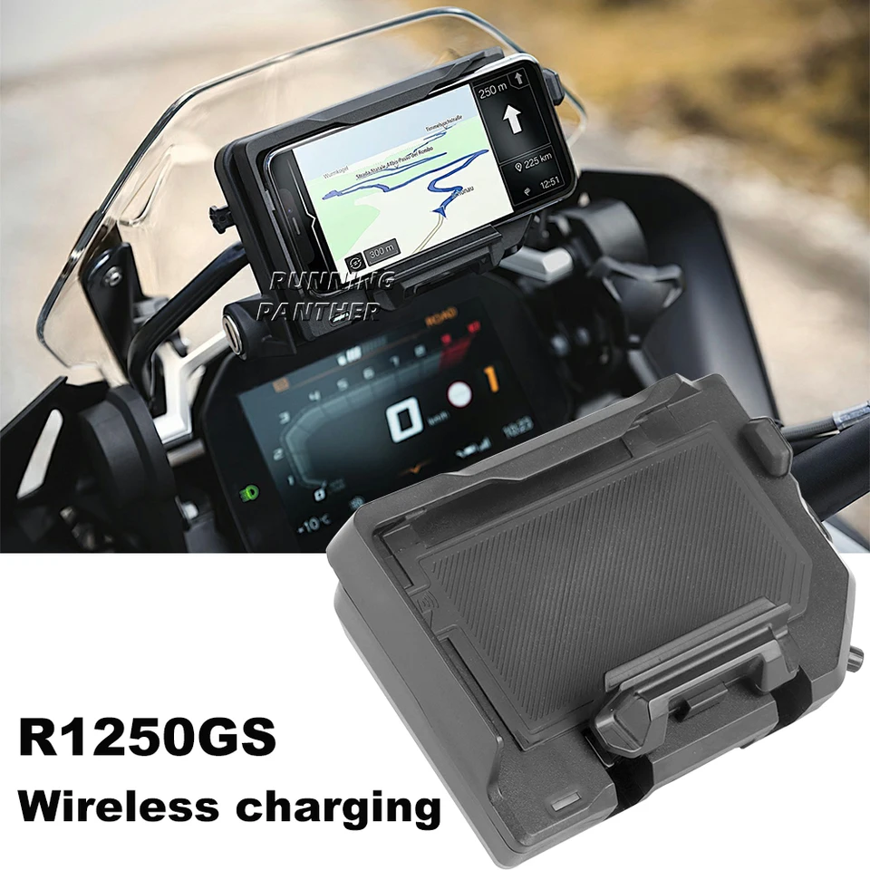 Pre BMW R1250GS ADV Wireless Cail Mobile Phone Navigation Bracket R 1250 GS R1250 GS Motocyklový bezdrôtový nabíjanie R1200GS ADV