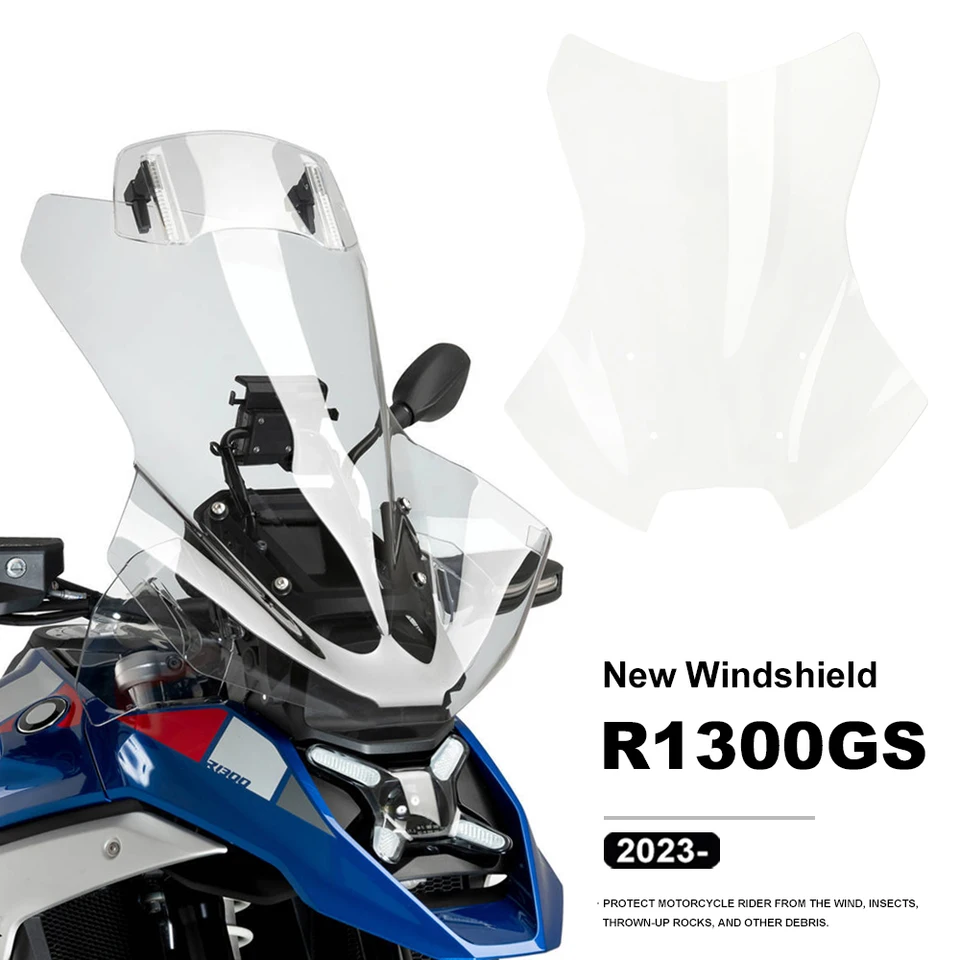 Pre BMW R1300GS R 1300 GS R1300 GS R1300GS 2023 2024 Nové príslušenstvo motocyklov 2 farebné čelné čelné sklo veterného deflektora čelného skla vetra