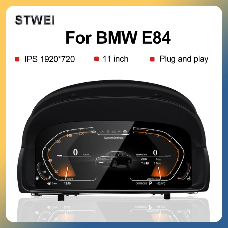 Pre BMW X1 E84 2011 2011 2013 2013 2014 2015 CAR LCD Dashboard Digital Cluster Instrument 11 