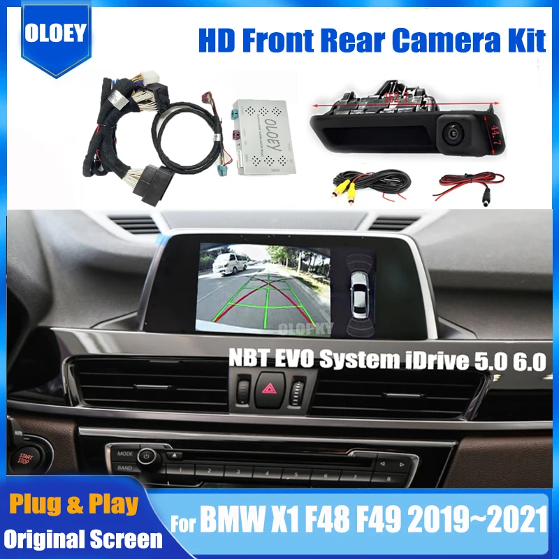 Pre BMW X1 F48 F49 2018 2019 2020 2021 NBT EVO System Idrive 5.0 6.0 Originálna obrazovka HD Zadná reverzná kamera bez potreby kódovania
