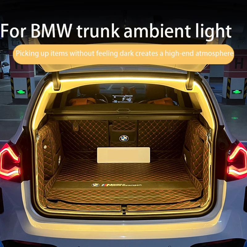 Pre BMW X3 Trunk Light, Ambient Light IX1, IX2 Vitajte svetlo, osvetlenie kmeňa X5, časti dekorácie interiéru auta