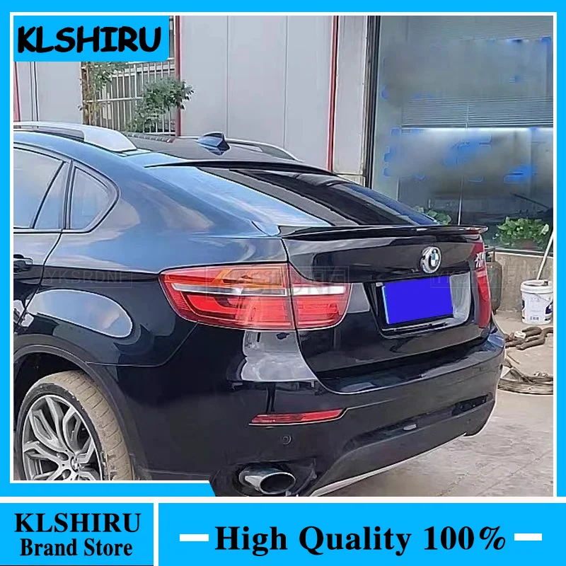 Pre BMW X6 E71 2008-2013 Vysoko kvalitný ABS Material Charie Wing Primer Primer Color Coiler Automatické príslušenstvo automobilový štýl