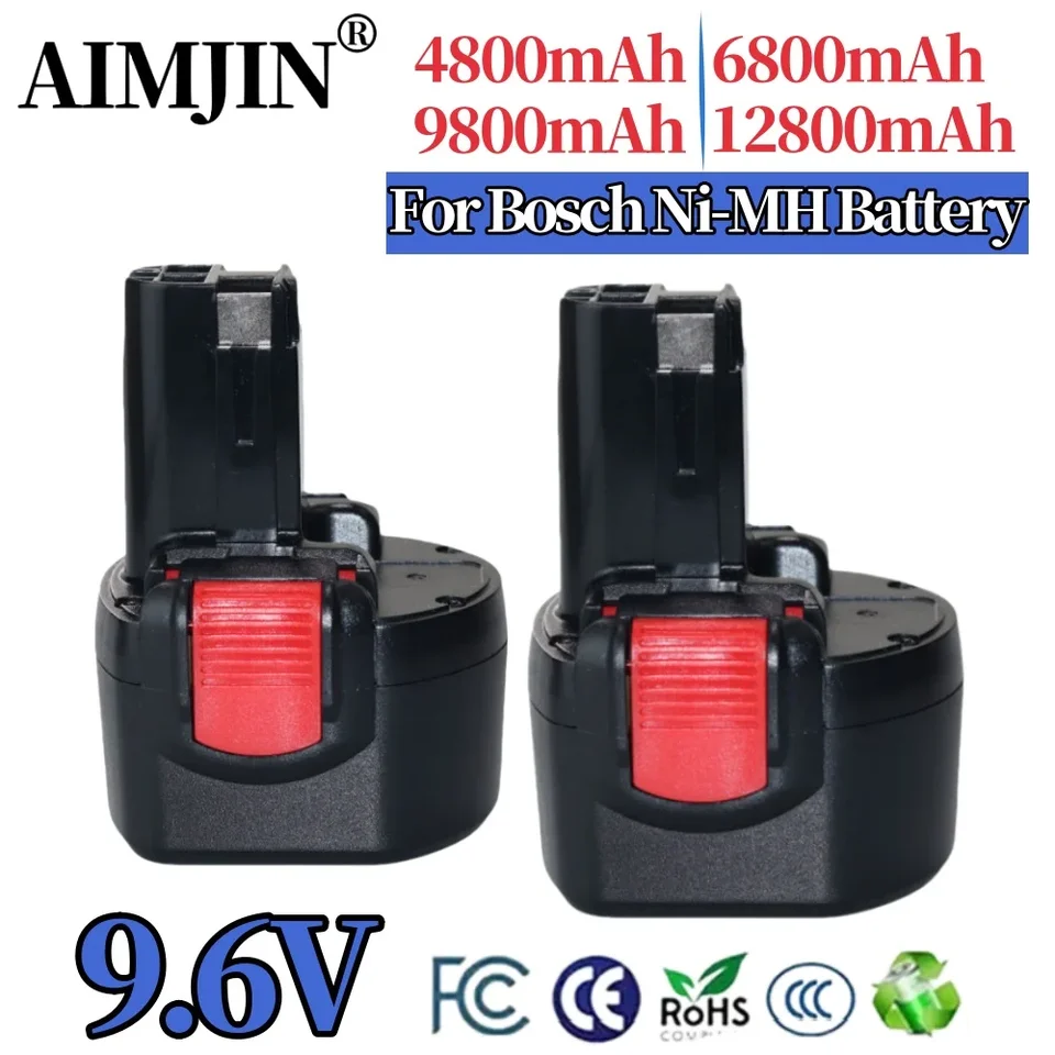 Pre Bosch 9,6V 6800MAH Ni-MH Výmena batérie PSR 960 BAT048 BAT100 BAT119 BH984 BPT1041 23609 32609 PSR960 GSR 9 6V E-2 GSR