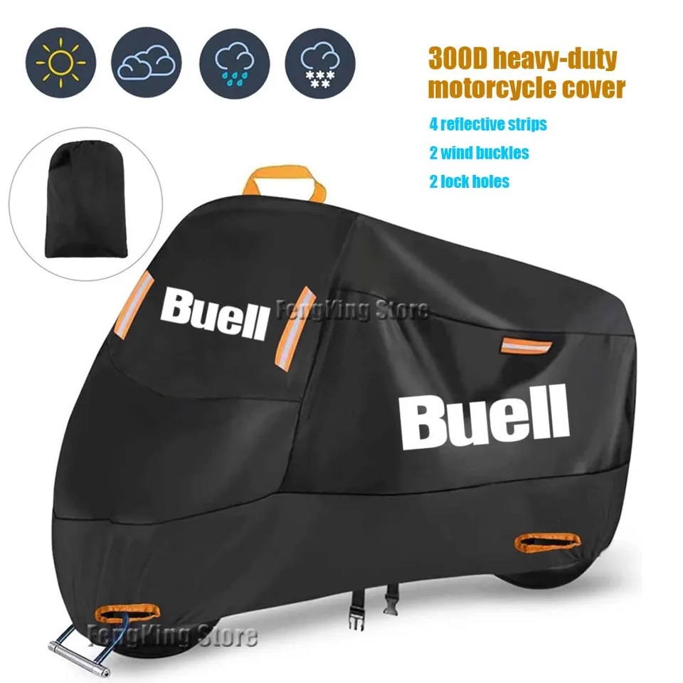 Pre Buell 1125R 1125Cr xb 12r 12ss 12scg ulysses xb12xt Motocykel kryt vodotesného vonkajšieho skútra UV ochranný kryt dažďového krytu