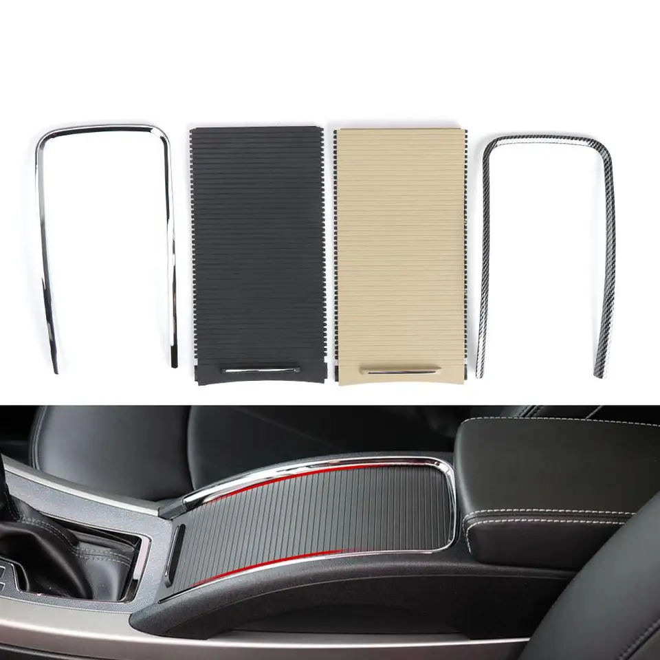 Pre Buick Lacrosse Center Console Cup Držiteľ slepý kryt lakťovej lakťovej skrinky Storage Box Strip Plats Ring Ring 2009-2013