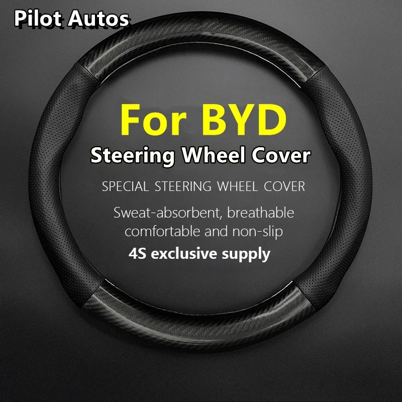 Pre byd automobilový kryt na volant Cover z uhlíkového vlákna Fit Qin Yuan Tang Song Han Ev Dm L3 F5 G3 S6 F3 G6 Flyer E6 K9 E5 F7