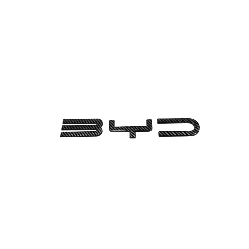 Pre BYD SEAL 2022-2024 ABS uhlíkový/čierny predný znak dekoratívny rámec Doplnky automobilov