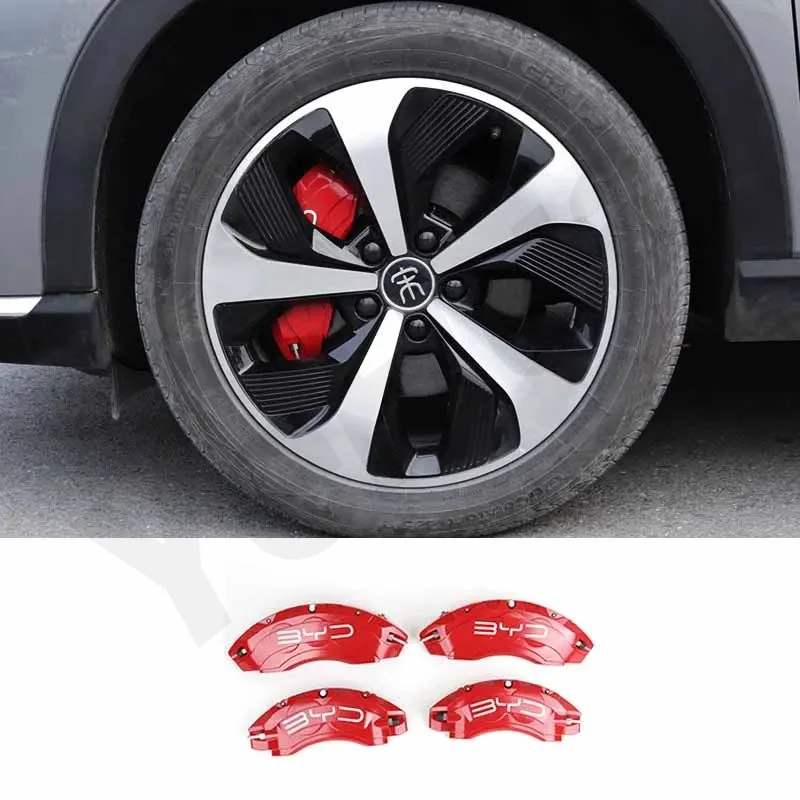 Pre BYD SEAL U Song Plus DM-I EV 2023-2024 Kryt brzdového strmeňa automobilu Hliníková zliatina predného zadného kolesa Exteriérová súprava