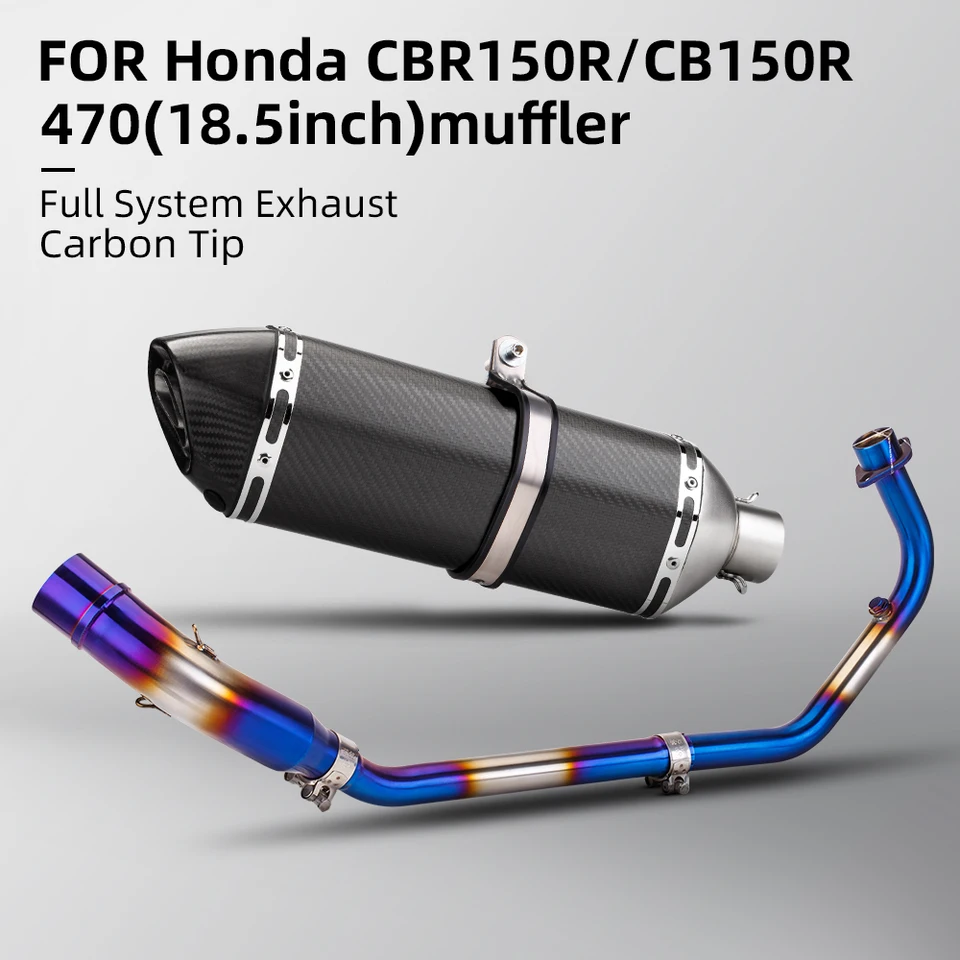 Pre CBR150R CBR150 Motocykel Plný výfukový systém predného výfukového prepojenia Rúrky RACING RACING ROPLIVE SUFFLETU ROPLICKÉ ROPLIVO 2015-2023