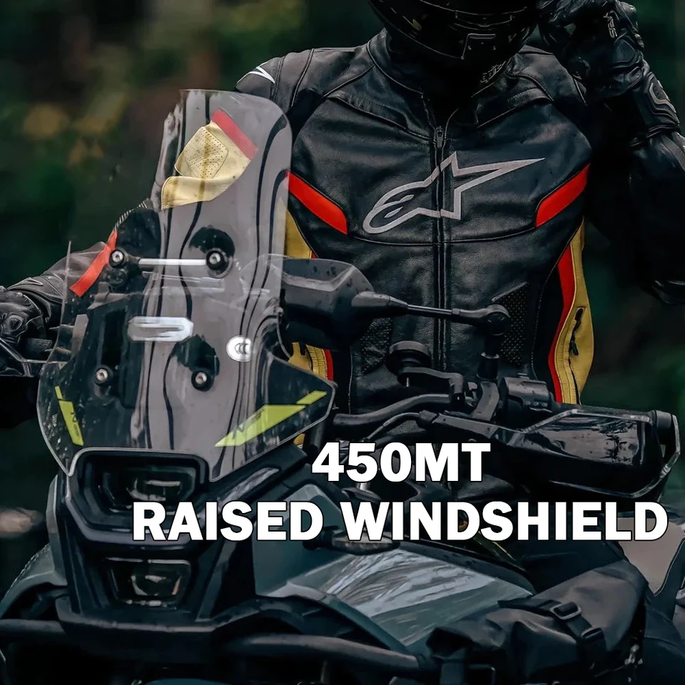 Pre CFMoto 450MT MT450 predné čelné sklo 450 MT čelného skla vyvýšeného čelného skla pre príslušenstvo CFMOTO 450MT