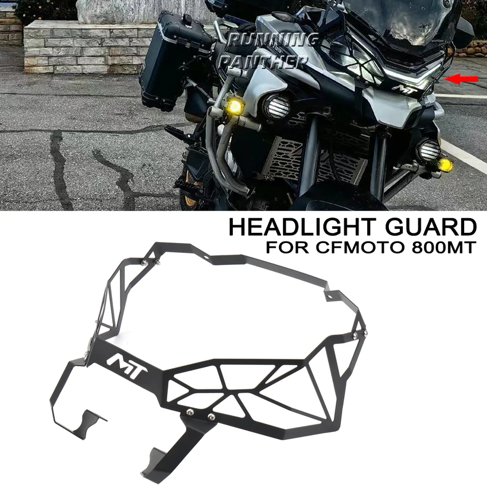 Pre CFMoto 800 MT 800 MT Ochrana obalu mriežky Motocyklové príslušenstvo pre motocykle Čierne pre CF Moto 800MT 800MT