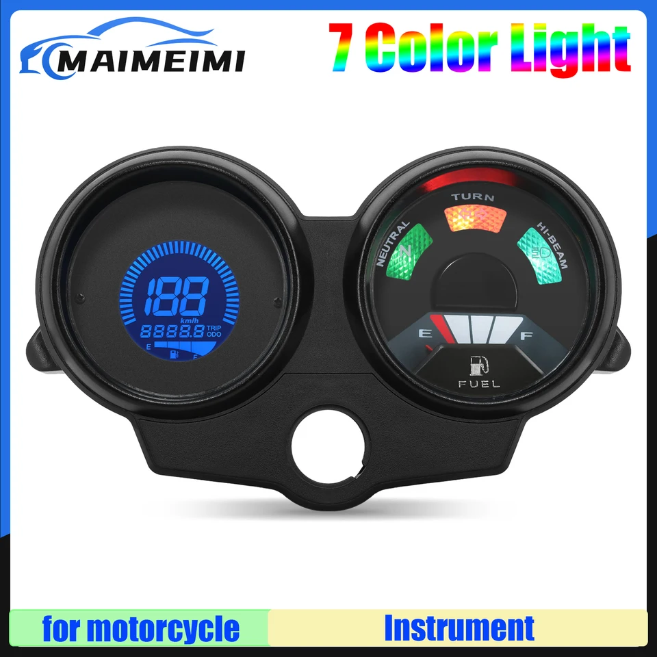 Pre CG125 rokov 2000 až 2008 ventilátor 125 Titan 125 2013 Motocyklový prístroj digitálny rýchlomer pre motorový panel s výstrojom s výstrojom na mieru