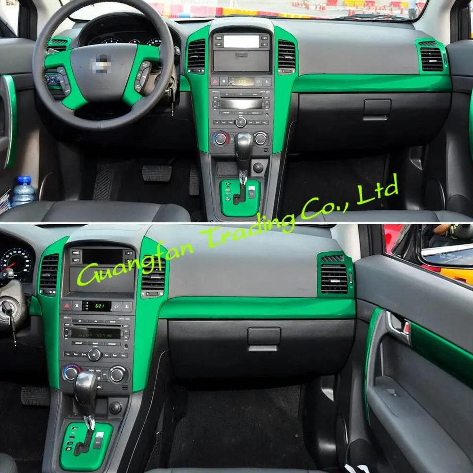 Pre Chevrolet Captiva 2007-2011 Interiér Centrálny ovládací panel rukoväť kľučky nálepiek na nálepky na nálepky na nálepky