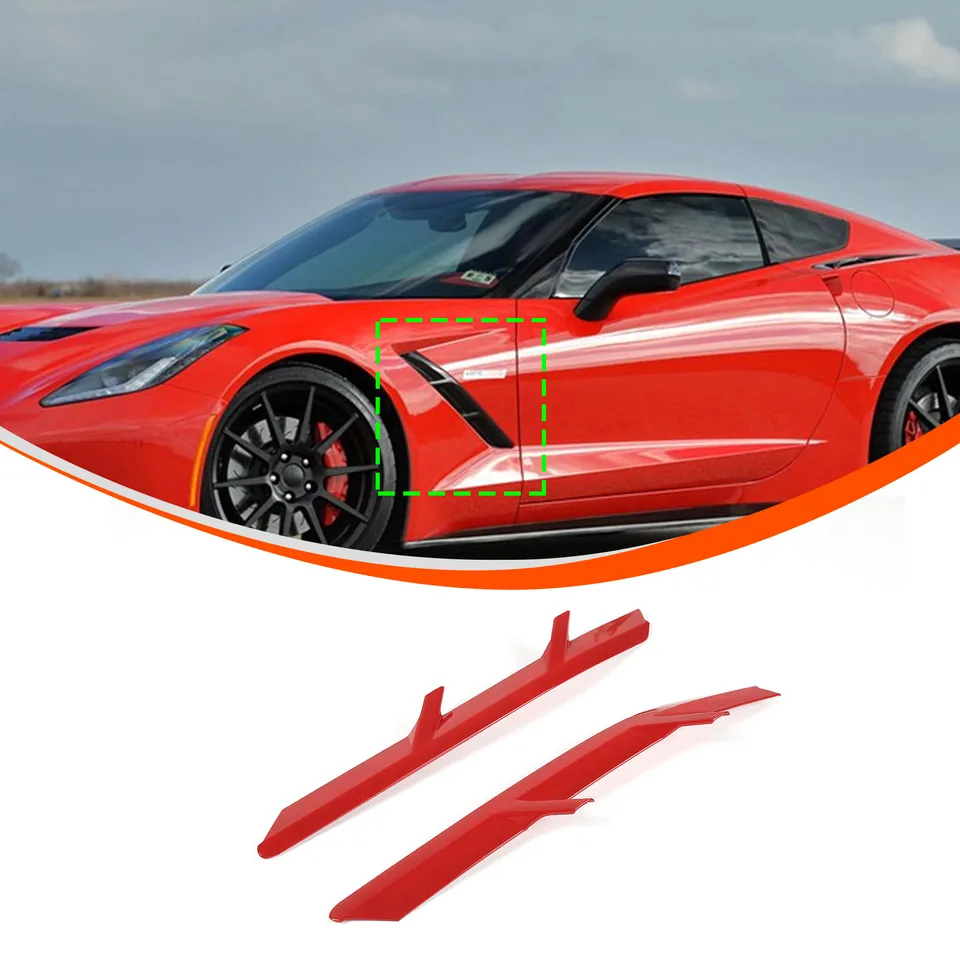 Pre Chevrolet Corvette C7 2014-2019 ABS Car Side Fender Shunt Air Orez