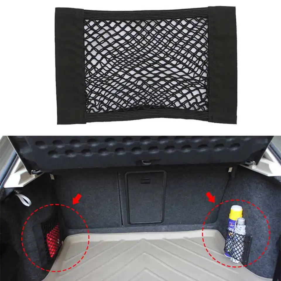 Pre Chevrolet Cruze Trax Malibu Opel Mokka Astra J Insignia Car Boot Trunk Back Back Elastic Storage Net Organizátor Príslušenstvo