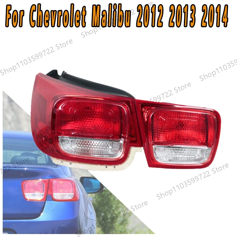 Pre Chevrolet Malibu 2012 2013 2014 Zadná zadná zostava zadných svetlometov brzdových svetiel Redser Hood Turn Signal