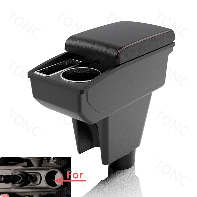 Pre Chevrolet Spark 3 lakťová skrinka pre Chevrolet Spark III Aveo T200 Console Storage Box Decoration Auto Príslušenstvo Interiér