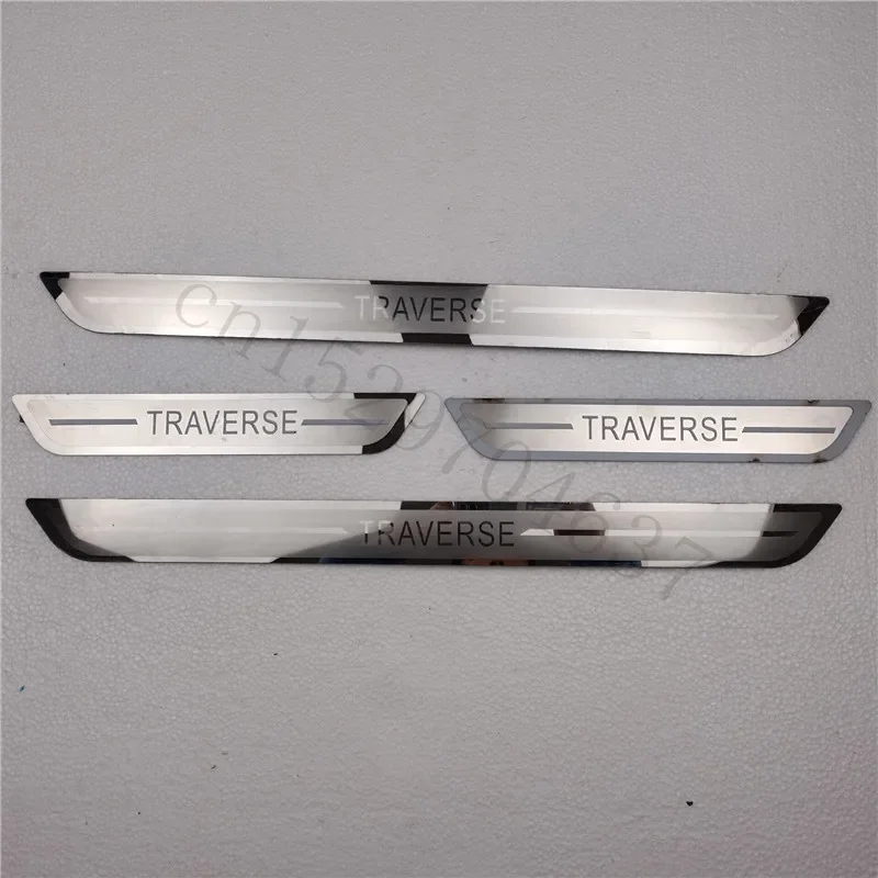 Pre Chevrolet Traverse z nehrdzavejúcej ocele ultra tenké auto vítaný pedál prahový strážny tanier Anti-Scratch Auto príslušenstva