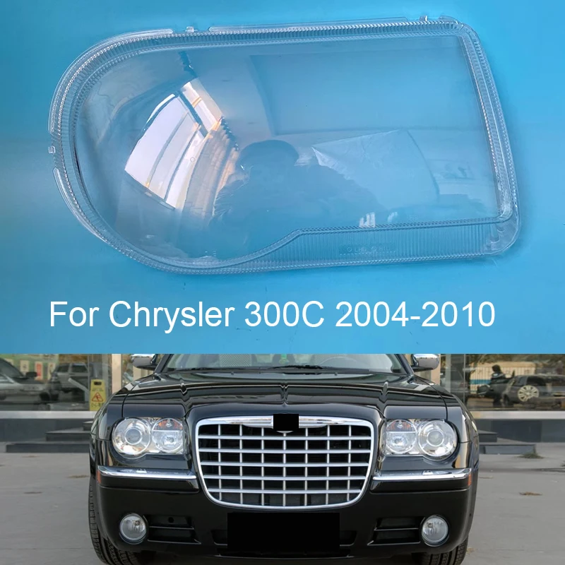 Pre Chrysler 300C 2004-2010 Cover svetlometový kryt s škrupinou Maska priehľadná lampa objektívu Automatické náhradné diely