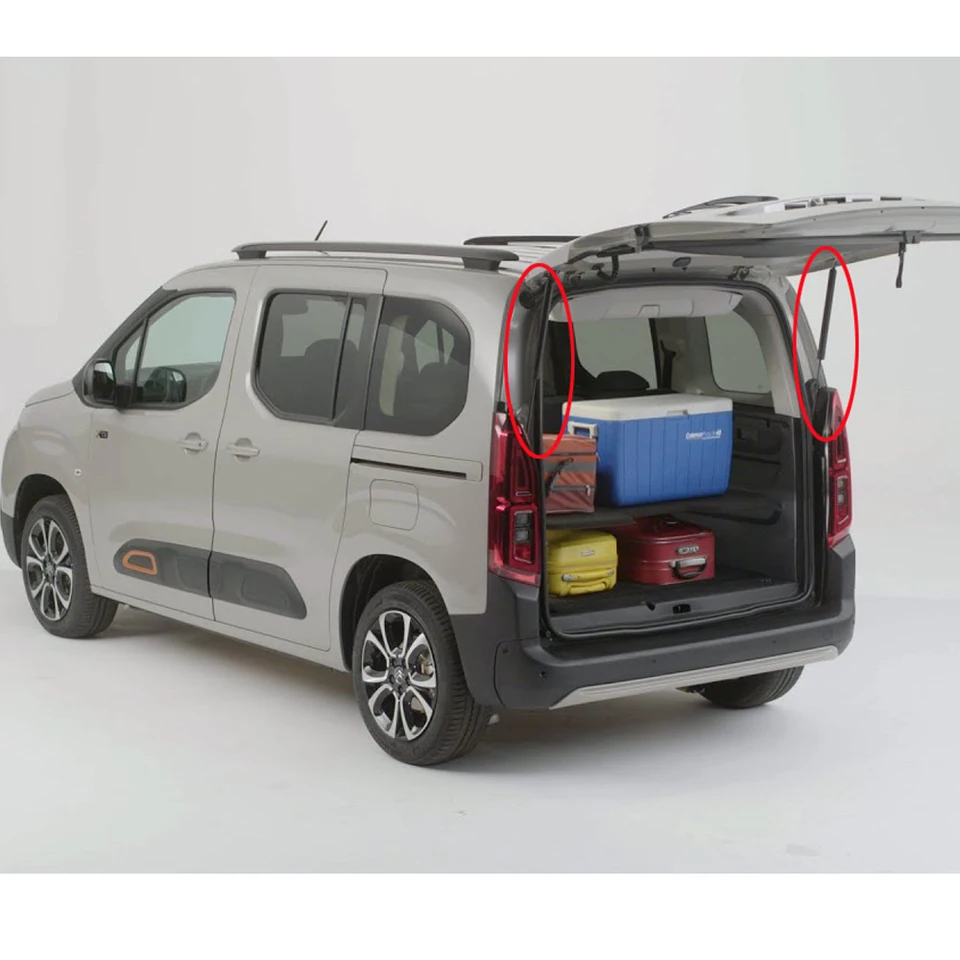 Pre Citroen Berlingo pre Peugeot Partner II B9 Van 2008-2018 Automatické zadné batožiny Tailgate Trunk Struts