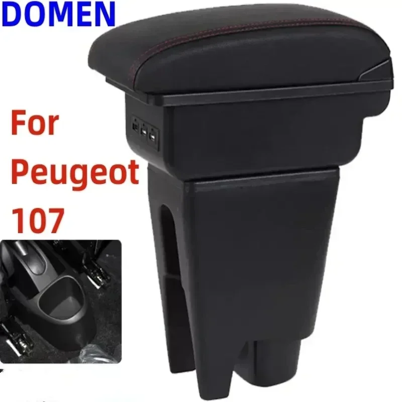 Pre Citroen C1 lakťovú skrinku pre Peugeot 107 Toyota Aygo BJ lakťová lakťová krabica Automobily Obklad box Interiér detail jednoduchá inštalácia