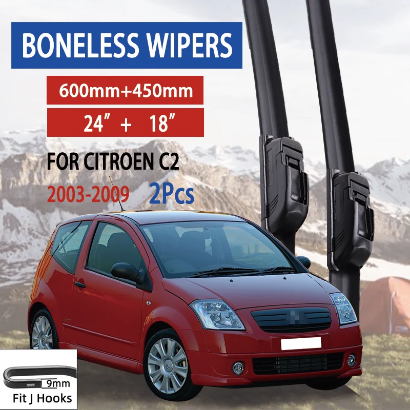 Pre Citroen C2 2003-2009 Zmiešanie čelného skla