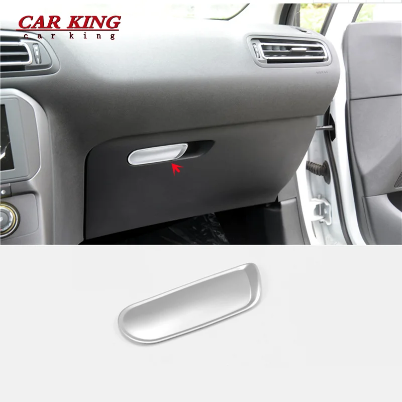 Pre Citroen C4 2016 ABS Chrome Copilot Copilot Box Dvery Dverte Cover Cover Tin