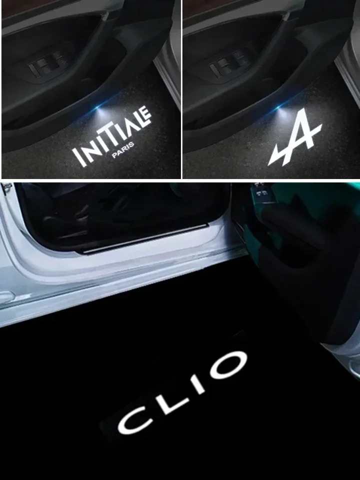 Pre Clio Koleos Fluence Kadjar Captur Talisman Emblem Svetlo auta Svetlo uvítacia lampa bezdrôtový projektor automatické dekorácie HD LED LED